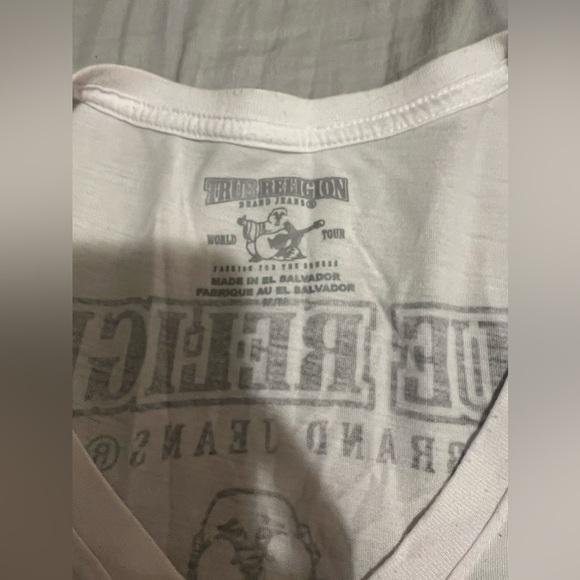 WOMENS TRUE RELIGION BUDDHA V-NECK TEE - Picture 4 of 6